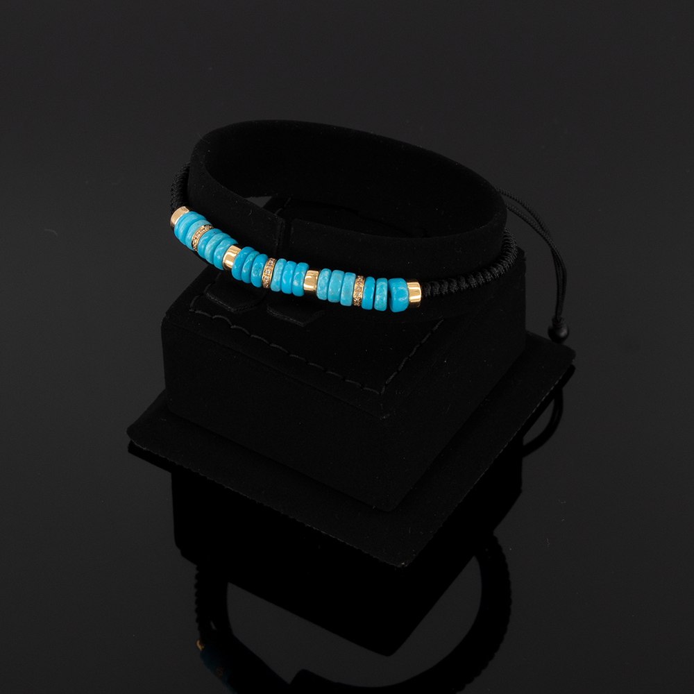 Diamond Turquoise Bracelet